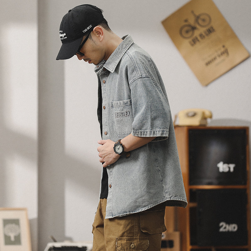 Casual Half Sleeve Shirt A1018
