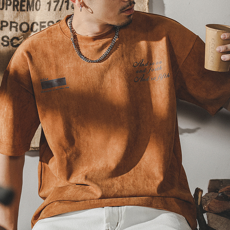 American Short-sleeved T-shirt A0914