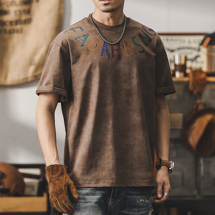Men's Casual Short-sleeved T-shirt A0900