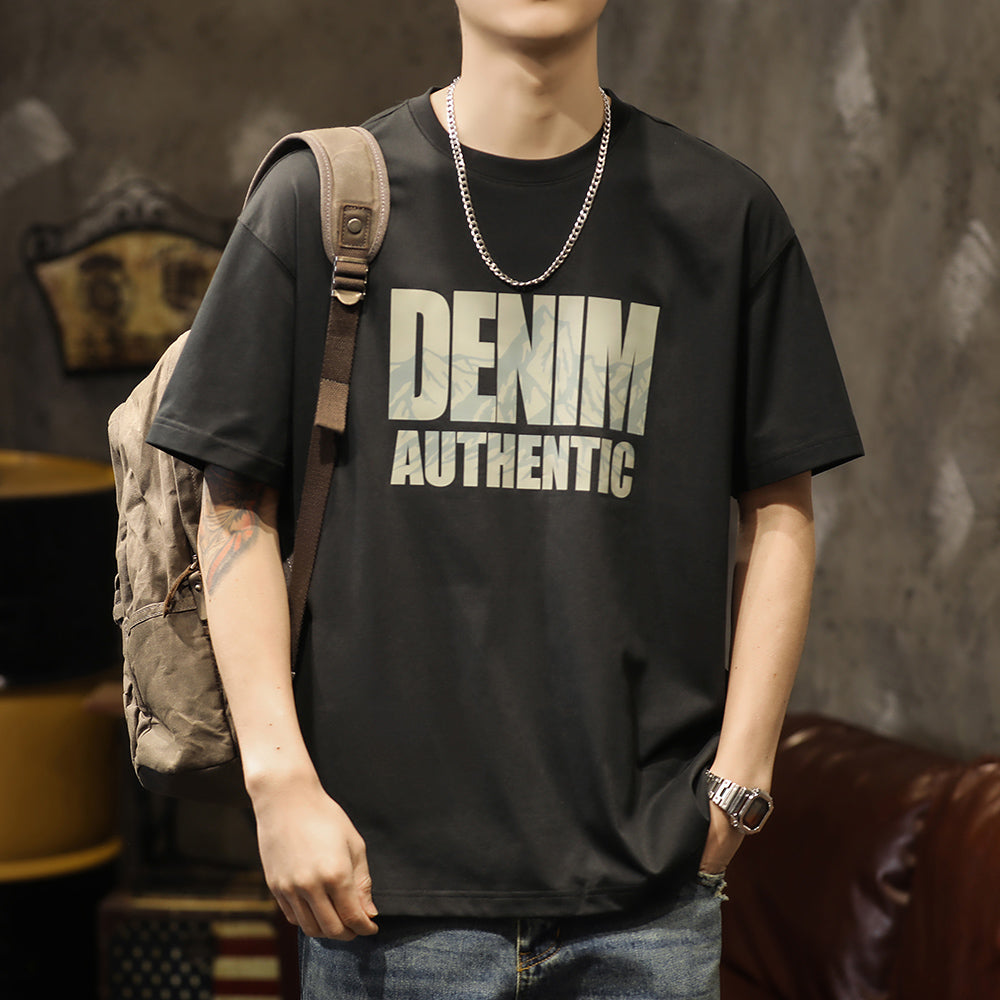 Round Neck Short-sleeved T-shirt A1014