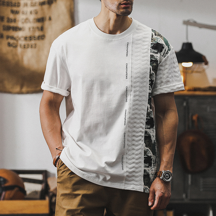 American Short-sleeved T-shirt A0930