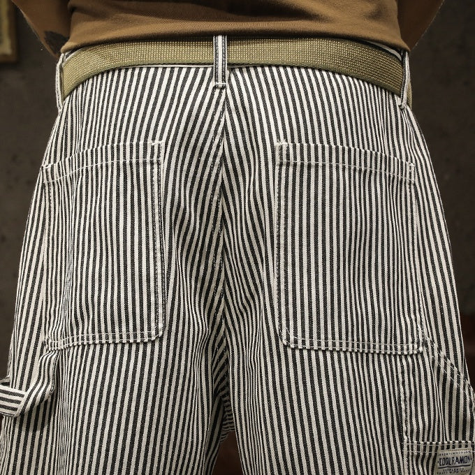 Street Vertical Striped Denim A1008