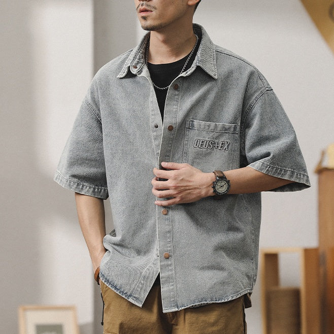 Casual Half Sleeve Shirt A1018
