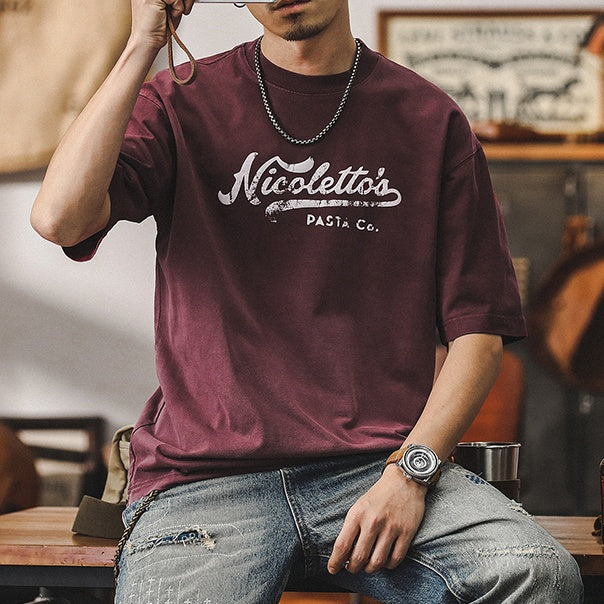 Short-sleeved Summer Pure T-shirt A1003