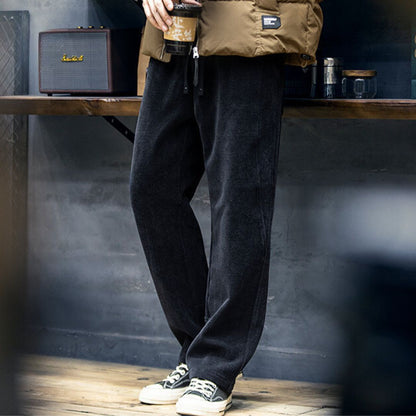 Chenille Straight Sweatpants A1131