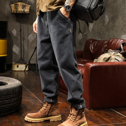 Casual Pants Loose Straight A1087