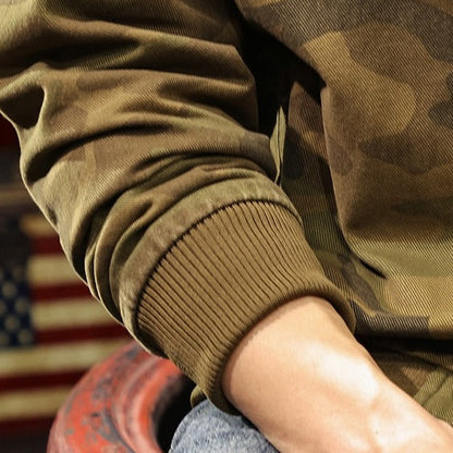Camouflage Lapel Jacket A1101