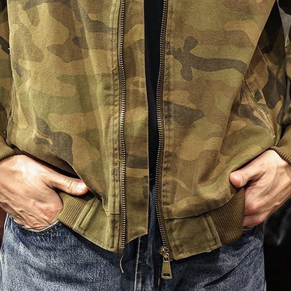 Camouflage Lapel Jacket A1101