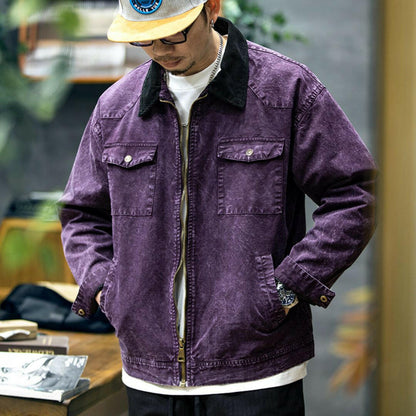 Purple Coach Jacket Men's A0757