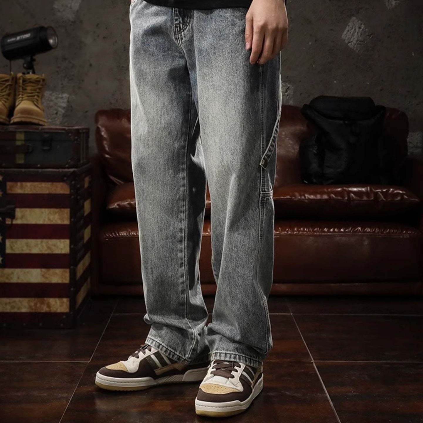 Jeans Boys Straight Leg Loose A1114