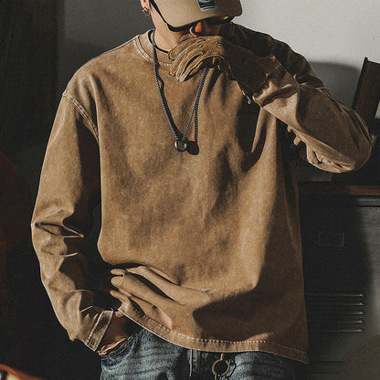 Vintage Designed Long Sleeve T-Shirt A0312