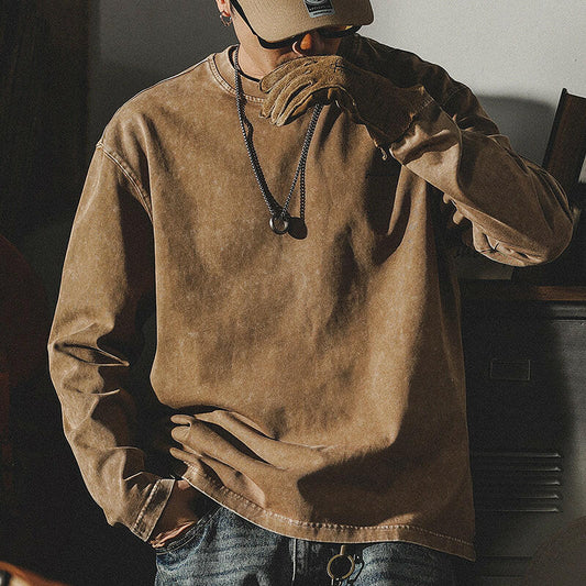 Vintage Designed Long Sleeve T-Shirt A0312