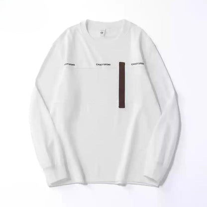 Round Neck Long-sleeved T-shirt A1040