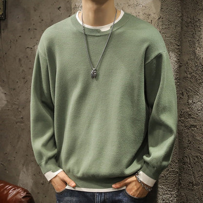 Round Neck Loose Sweater A1103