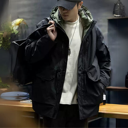 Mid-length Casual Parka Down Jacket A1137
