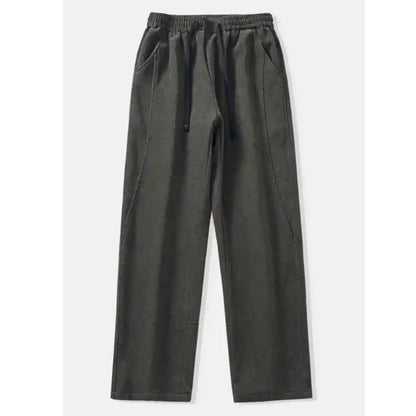 Chenille Straight Sweatpants A1131
