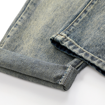 American Retro Straight-leg Jeans A0777