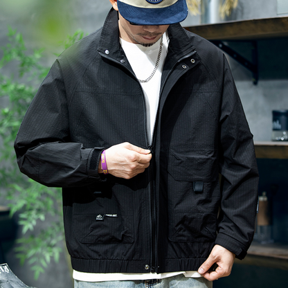 Stand Collar Work Jacket Men's A0805