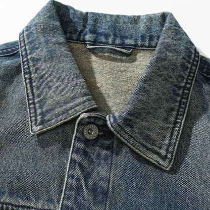 Stonewashed Vintage Denim Jacket A0817