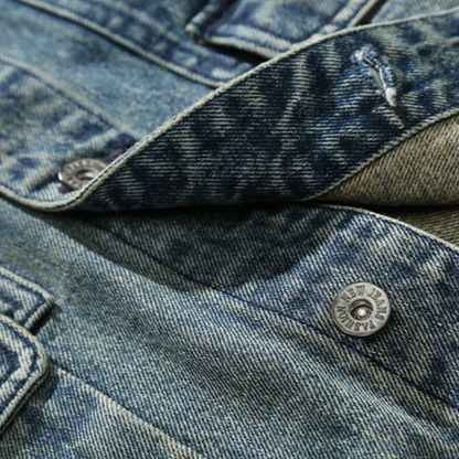 Stonewashed Vintage Denim Jacket A0817