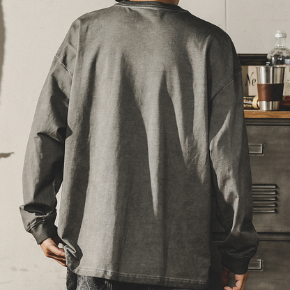 American Retro T-shirt Men's Long-sleeved A0835
