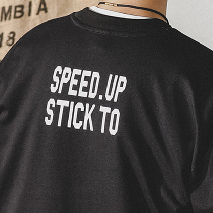 Large Size Long-sleeved T-shirt A0846