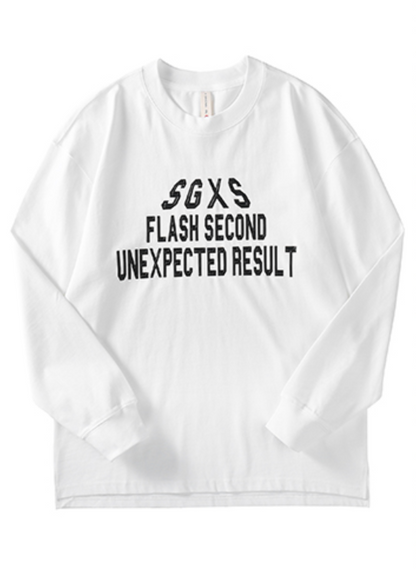 Large Size Long-sleeved T-shirt A0846