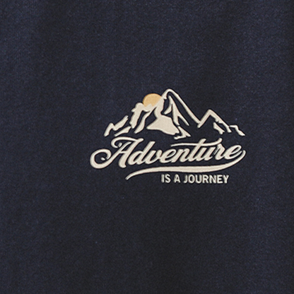 Mountain Print Men's Tops A0912