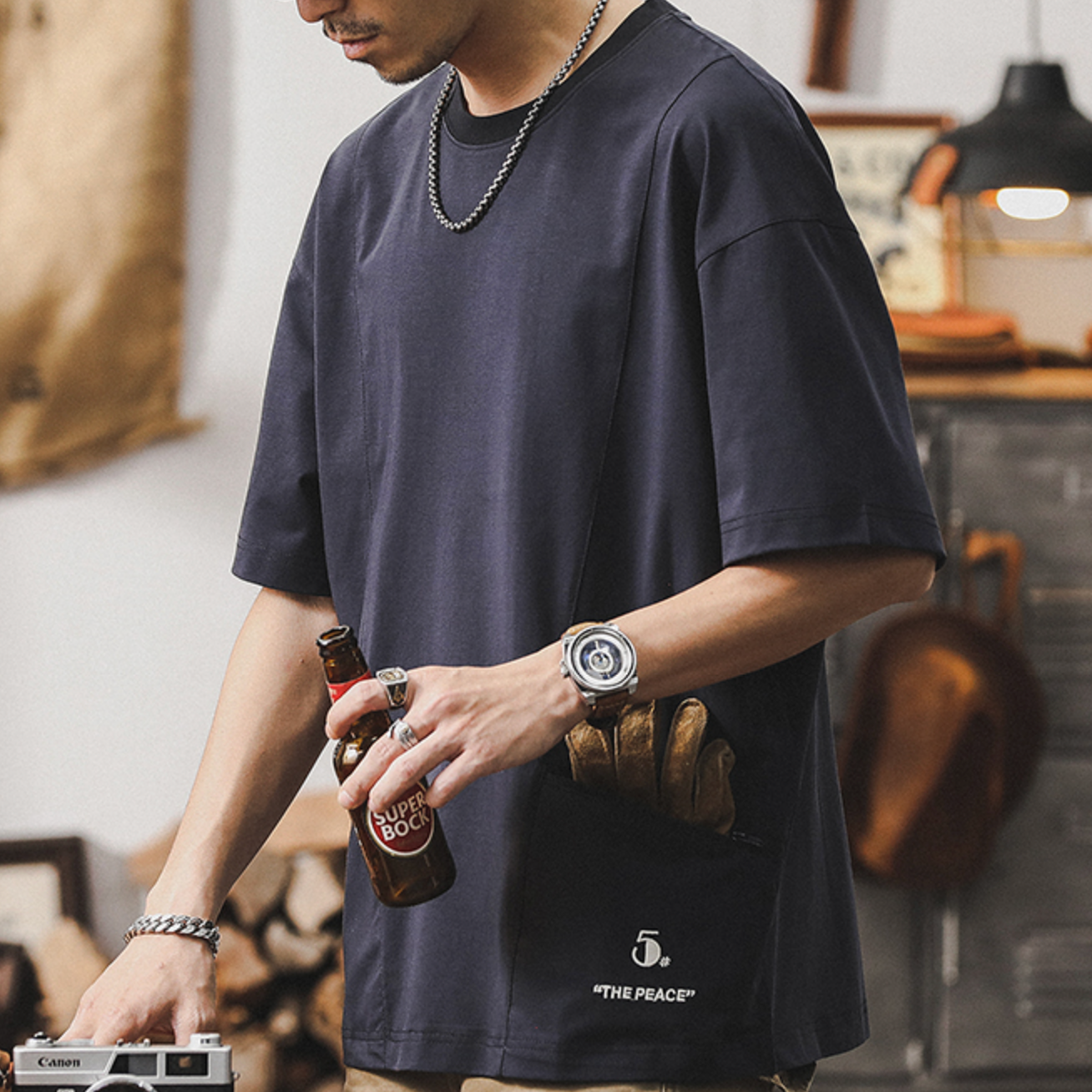 T-shirt Men's Short-sleeved A0920