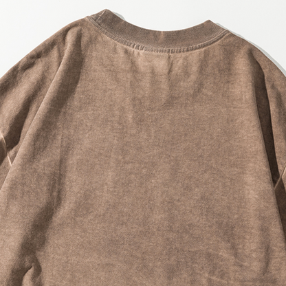 Washed Dirty Dyed Loose T-shirt A0964