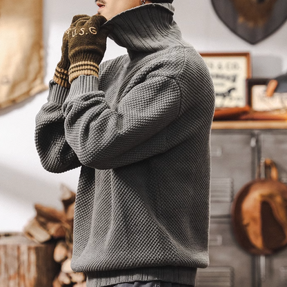 Retro Turtleneck Sweater A1145