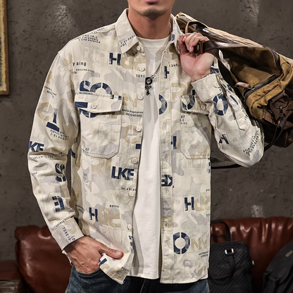 No-iron Casual Shirt Jacket A1194