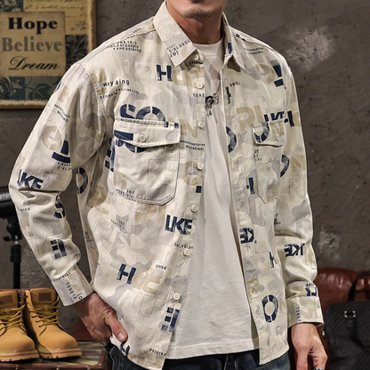 No-iron Casual Shirt Jacket A1194