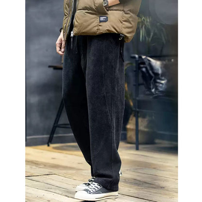 Chenille Straight Sweatpants A1131