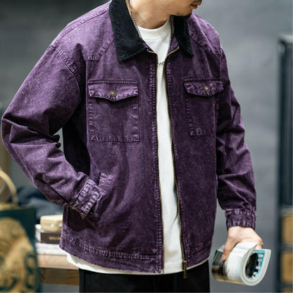 Purple Coach Jacket Men's A0757