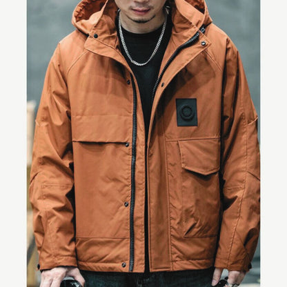 Hooded Loose Thickened Jacket A0660