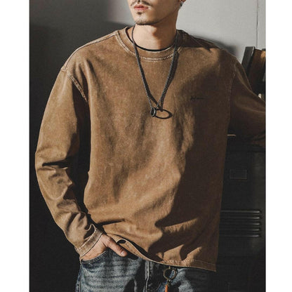 Vintage Designed Long Sleeve T-Shirt A0312