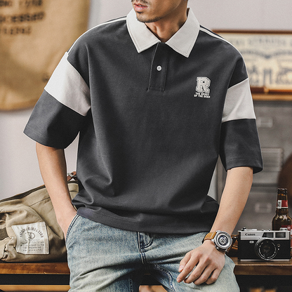 Double-sided Casual Polo Shirt A0995