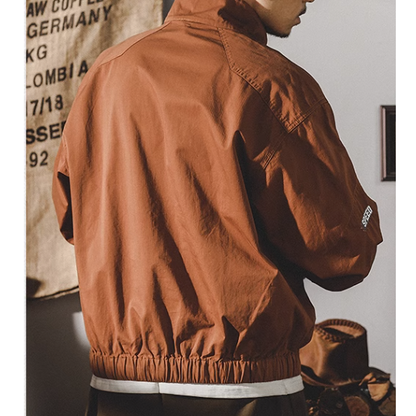 Half Zip Retro Jacket A0316