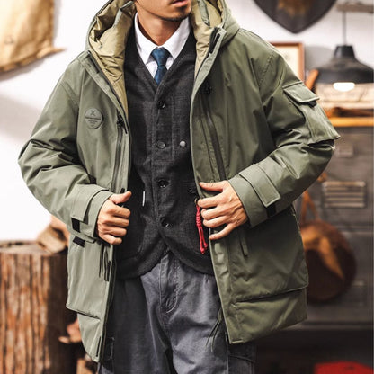 Mid-length Casual Parka Down Jacket A1137