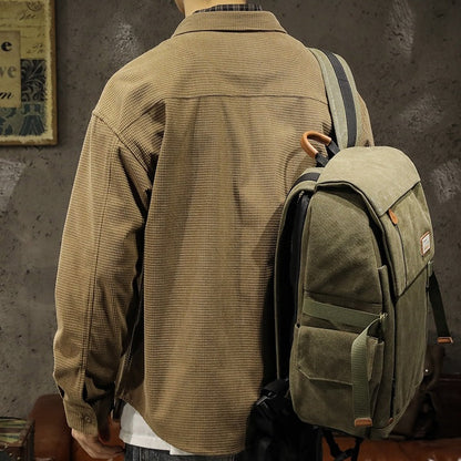 Casual Corduroy Work Shirt A1077