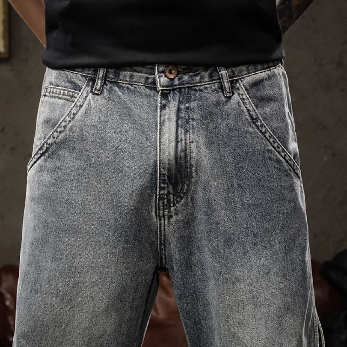 Jeans Boys Straight Leg Loose A1114
