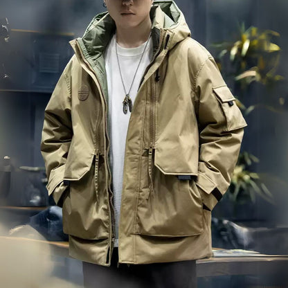 Mid-length Casual Parka Down Jacket A1137