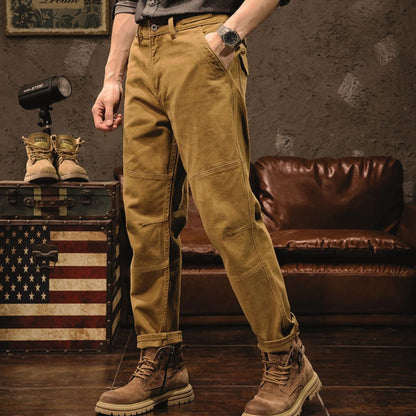 Loose Straight Pants A1078