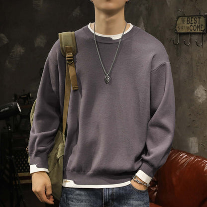 Round Neck Loose Sweater A1103