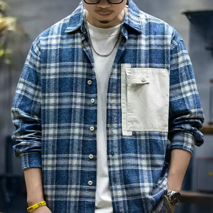 Long Sleeve Plaid Shirt A1048