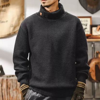 Retro Turtleneck Sweater A1145