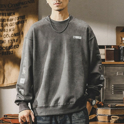 Sweatshirt Men's Long-sleeved A0734