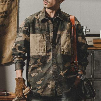 Camouflage Long-sleeved Shirt A0109