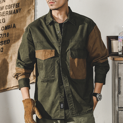 Long-sleeved Tough Guy Shirt A0836